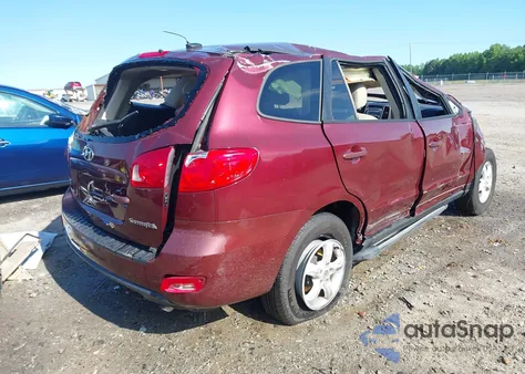 2008 Hyundai Santa Fe Gls z USA, uszkodzony, nr VIN 5NMSG13D38H212136